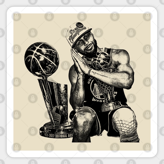 Steph Curry Night Night Magnet by Zluenhurf